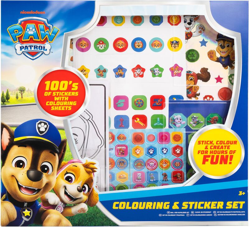 RMS Paw Patrol Σετ Ζωγραφικής & Αυτοκόλλητα 500Τμχ (97-0266)