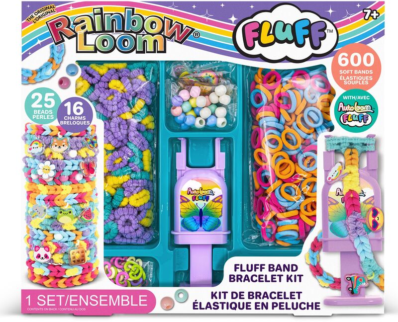 Rainbow Loom Fluff Σετ Βραχιόλια (A0215)