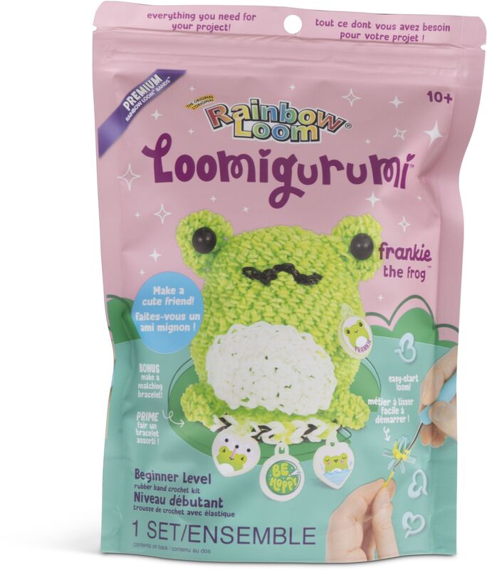 Rainbow Loom Loomigurumi Σετ Βάτραχος (A0221)