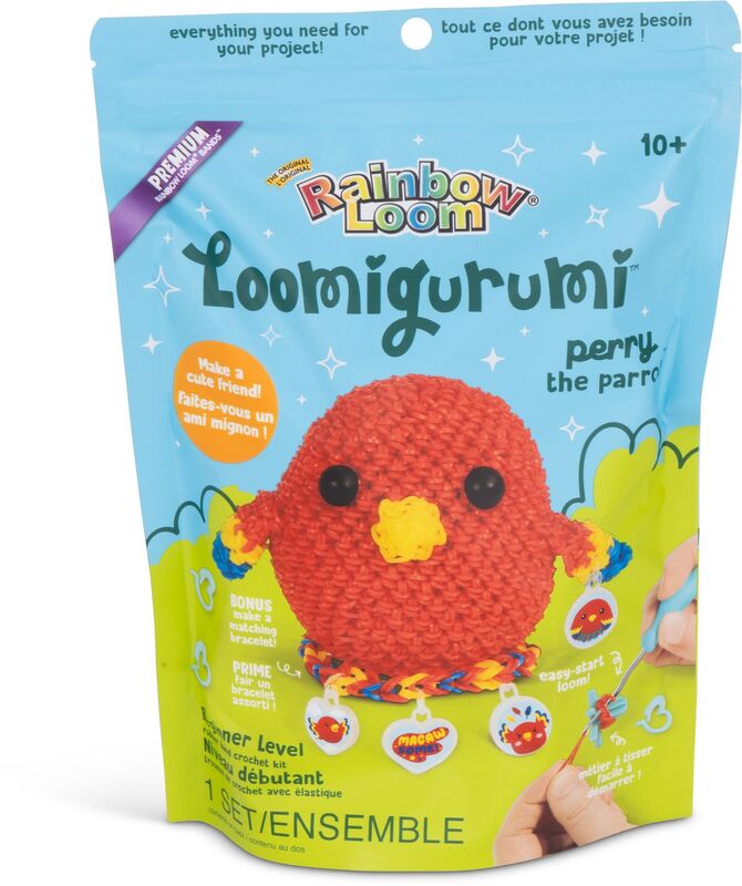 Rainbow Loom Loomigurumi Σετ Παπαγάλος (A0216)
