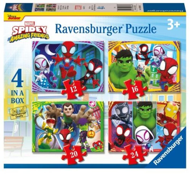 Ravensburger Παζλ 12/16/20/24 Spidey & Friends (12001064)