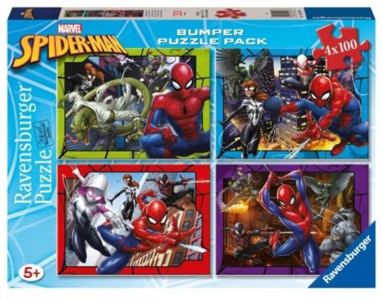 Ravensburger Παζλ 4x100 Spiderman (12001076)