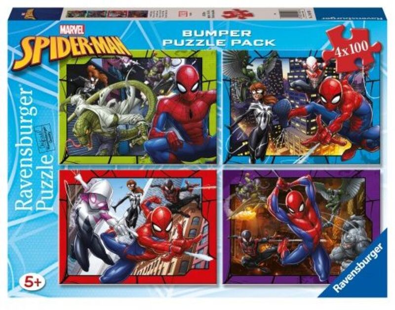 Ravensburger Παζλ 4x100 Spiderman (12001076)