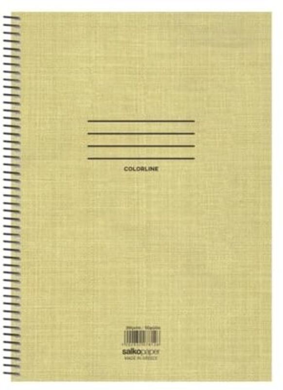 Salko Τετράδιο Colorline Σπιράλ 17x25 1 Θέμα 60 Σελίδες-4 Σχέδια-1 Τμχ (7851)