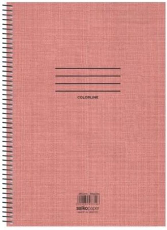 Salko Τετράδιο Colorline Σπιράλ 17x25 4 Θέματα 240 Σελίδες-4 Σχέδια-1 Τμχ (7854)