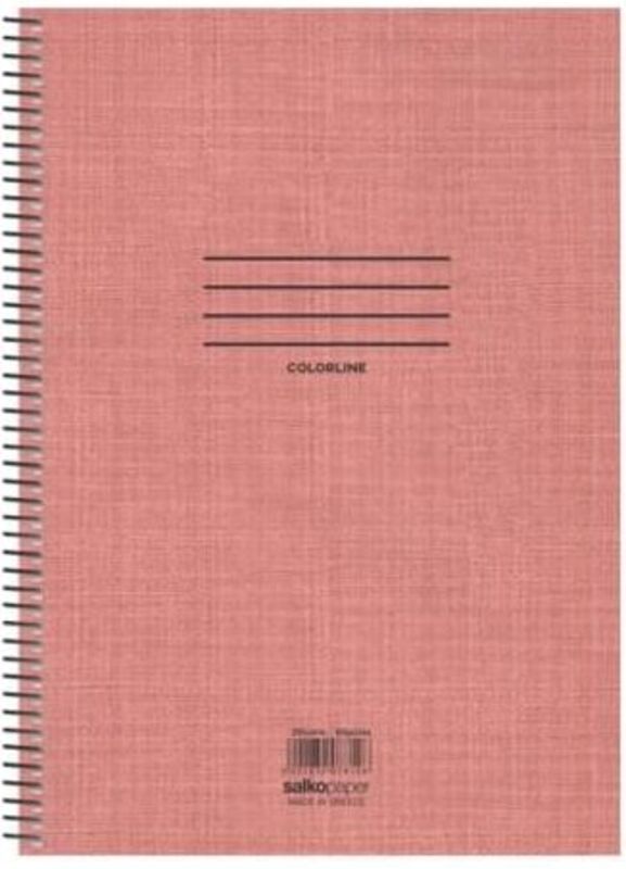 Salko Τετράδιο Colorline Σπιράλ 21x29 3 Θέματα 180 Σελίδες-4 Σχέδια-1 Τμχ (7858)