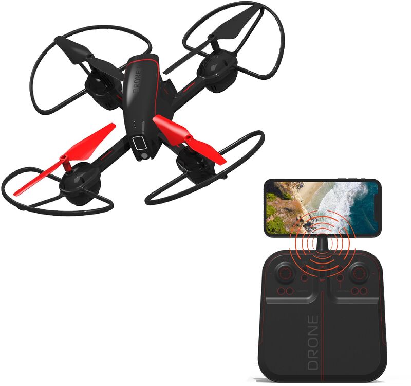Sharper Image Τηλεκατευθυνόμενο Drone 2.4G Mach With Camera Streaming (1212016961)