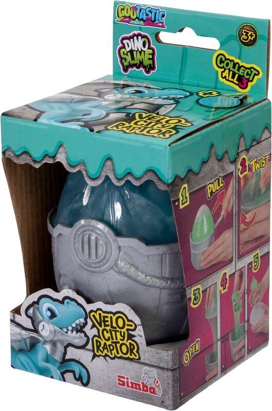 Simba Dino Gootastic Slime Αυγά Δεινοσαύρου & Φιγούρα-3 Σχέδια (104342660)