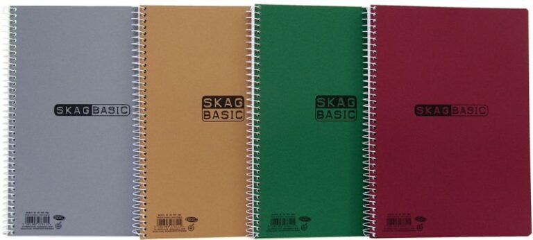 Skag Τετράδιο Basic Σπιράλ Α4 3 Θεμάτων 80gr. - 1Τμχ (276115)
