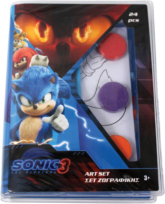 Sonic Σετ Ζωγραφικής 24Τμχ (334-86742)