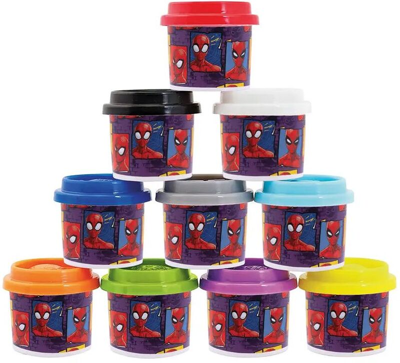 Spiderman 10 Βαζάκια Πλαστελίνης Σε Σακουλάκι (1045-03625)