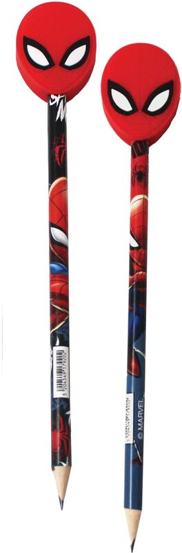 Spiderman Μολύβι Rubber Φιγούρα 1Τμχ-2 Σχέδια (337-11613)