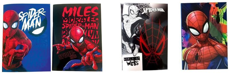 Spiderman Τετράδιο 17x25-40 Φύλλα-4 Σχέδια-1Τμχ (337-11400)