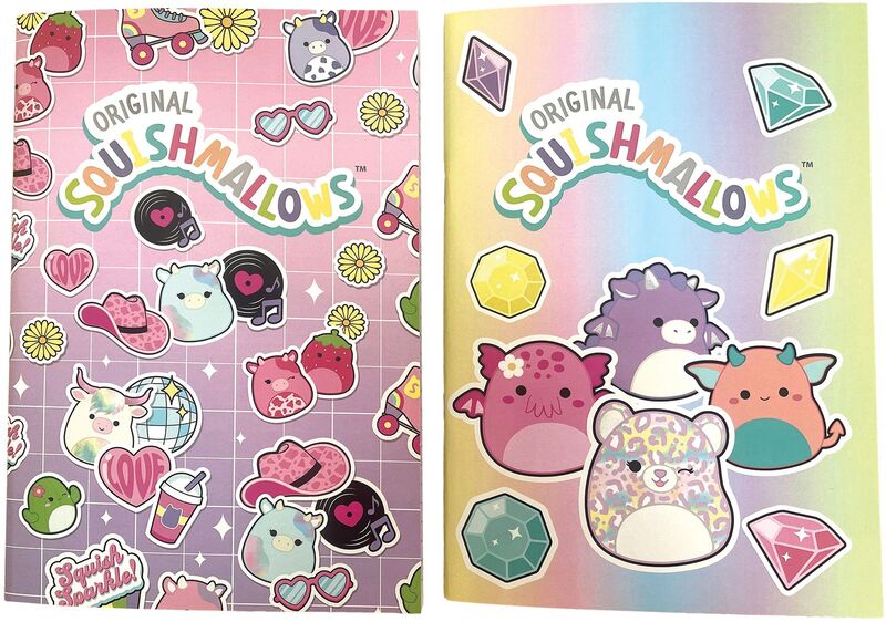 Squishmallows Τετράδιο 17X25-2 Σχέδια-1Τμχ (363-34400)