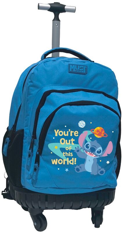 Stitch 26 Σακίδιο Trolley Με Μονό Χερούλι & 4 Ρόδες Μπλε (000566251)