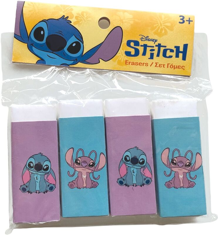 Stitch Σετ 4 Γόμες (342-00003)