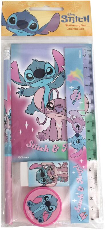 Stitch Σετ Σχολικό+Μπλοκ (342-03755)