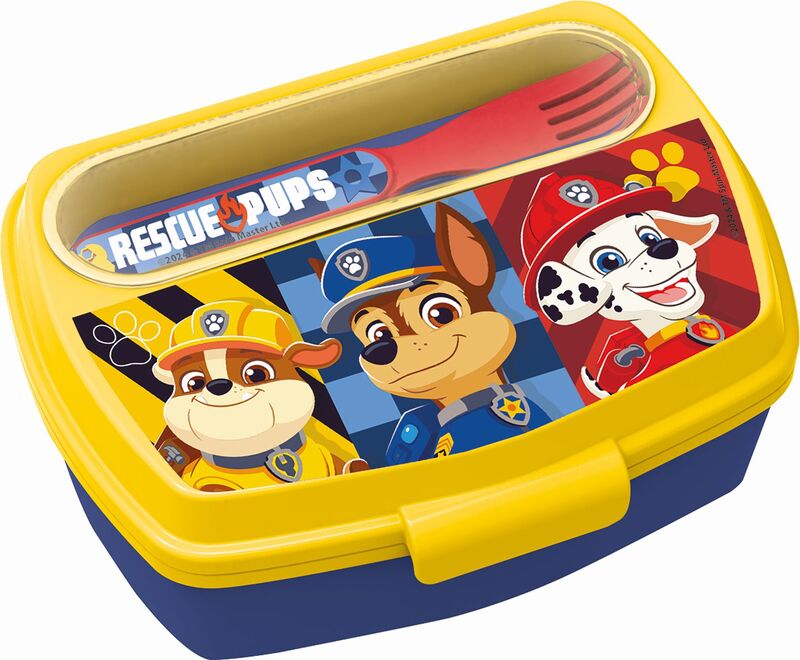Stor Δοχείο Φαγητού Με Κουτάλι/Πιρούνι Paw Patrol Rescue Pups (108182)