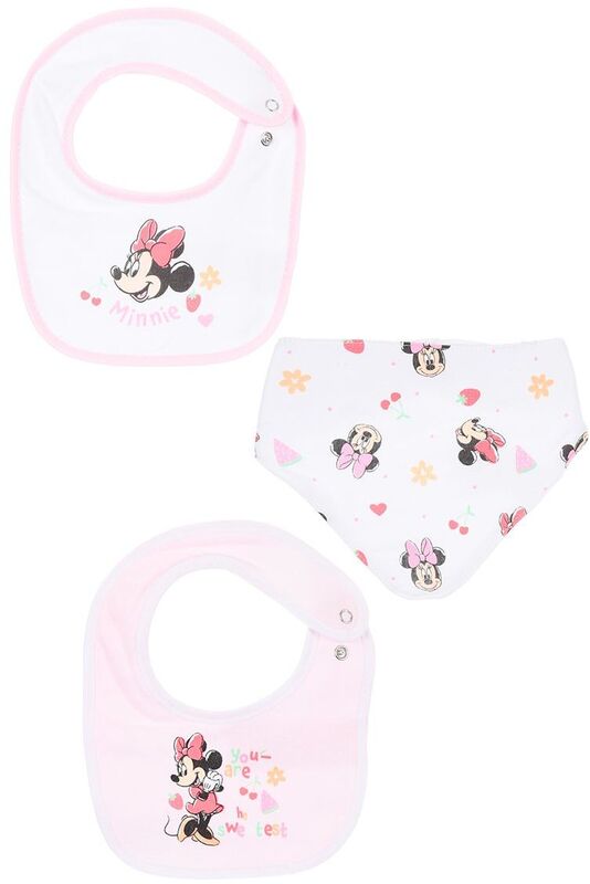 Sun City Κ26 Minnie Σετ 3 Σαλιάρες (EZ09027)