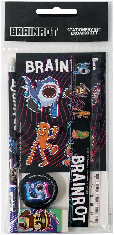 Toikido Brainrot Σετ Σχολικό+Μπλοκ (343-10755)