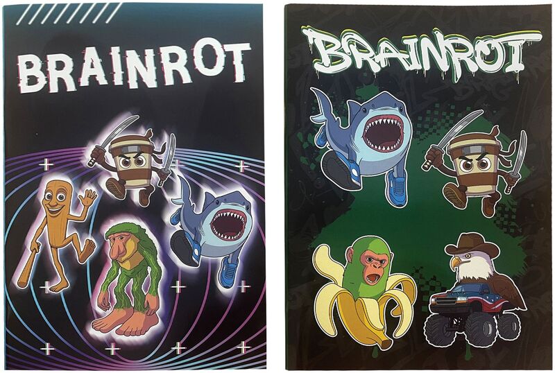 Toikido Brainrot Τετράδιο 17x25-2 Σχέδια-1Τμχ (364-02400)