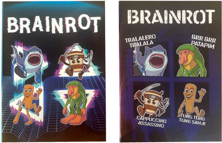 Toikido Brainrot Τετράδιο Καρφίτσα Α4 50 Φύλλων-2 Σχέδια-1Τμχ (343-10444)