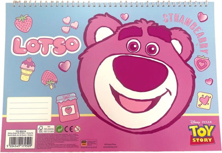 Toy Story Lotso Μπλοκ Ζωγραφικής Α4+Stickers (332-80416)