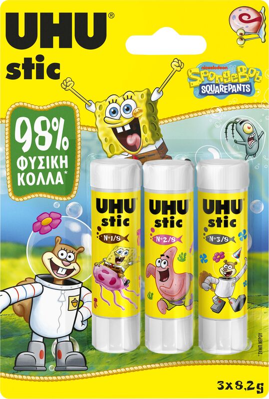 Uhu Κόλλα Stic 3X8
