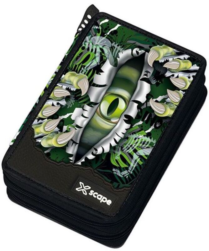 Xscape 25 Κασετίνα Διπλή Γεμάτη Dino (259336)