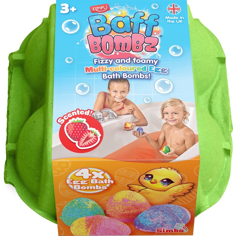 Zimpli Kids Baff Bombz Fizz Egg 4Τμχ (7066)