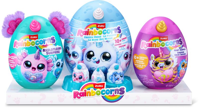 Zuru Rainbocorns Αυγό Frozen Sparkle Heart Series 1-3 Σχέδια-1Τμχ (92149)