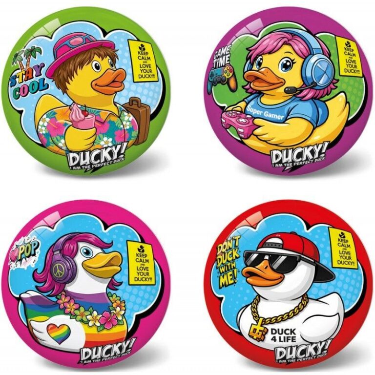 Μπάλα Ducky Stay Cool 11cm-4 Σχέδια (11/3358)