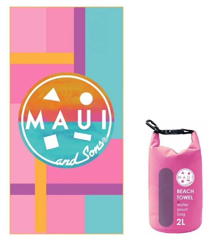 Πετσέτα Θαλάσσης Maui 90x180cm Original Surf-R Αδιάβροχη Θήκη (4953)