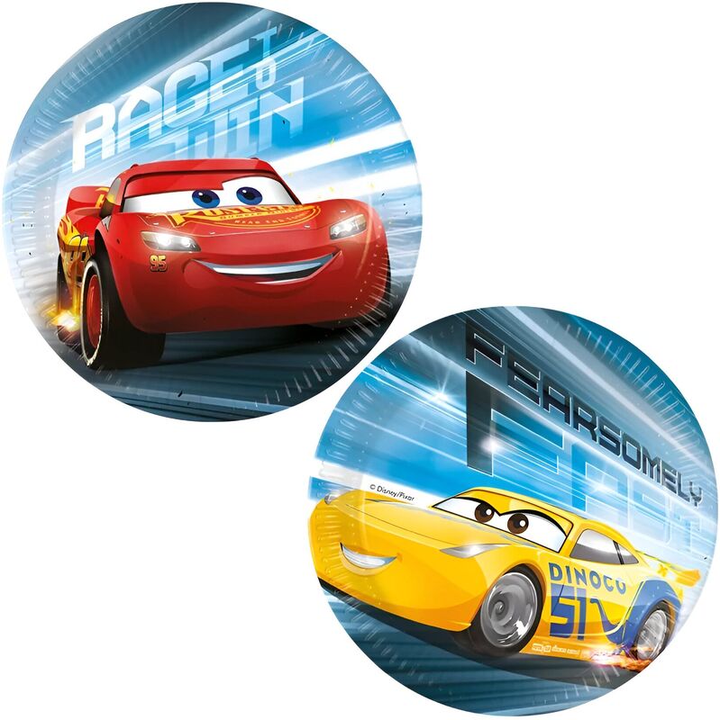 Πιάτα Μεσαία Cars Victory Is Mine 20cm 8Τμχ (097284)