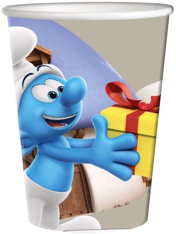 Ποτήρια 250ml.Smurfs 8Τμχ (B810399)